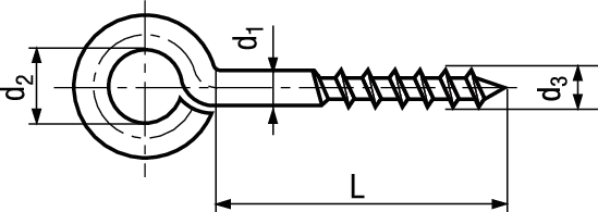 Ringholzschrauben St vzb BN972 3,6/2,9x40/4 - Bossard Schrauben