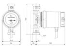 Zirkulationsp.Comfort 15-14 BXA PM 140mm G 1" 230V PN 10 - Grundfos Brauchwasserpumpen