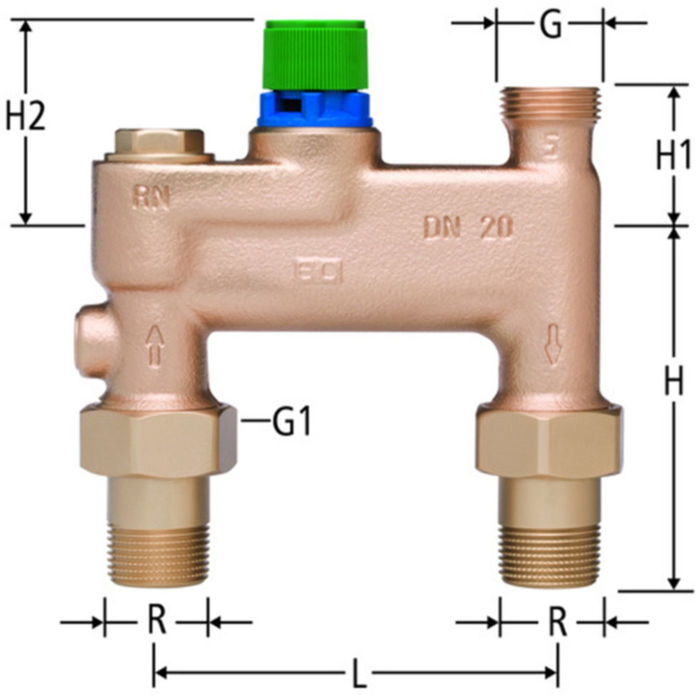 Sicherheitsgruppe 3/4" 33085.21 - Nussbaum Armaturen