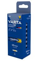 VARTA Batterien Longlife Power 40xAA LR06 Mignon, Aufbewahrungsbox - Elektrozubehör