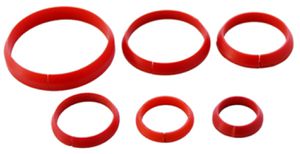 Rote Kunststoff-Ringe zum lösen der Verbindung DN 10 9896.0010 - SudoFIT-Werkzeuge/Ersatzteile