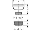 Rohrbelüftungsventil GRB 50 für PE 50mm-11/2" f/Rohre 32-63mm 359.900.00.1 - Geberit-Dämmung / Brandschutz