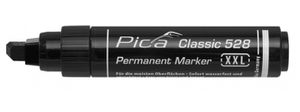 Pica Permanentmarker Keilspitze Classic 528 XXL schwarz, 4-12mm, wasserfest - Auszeichnen