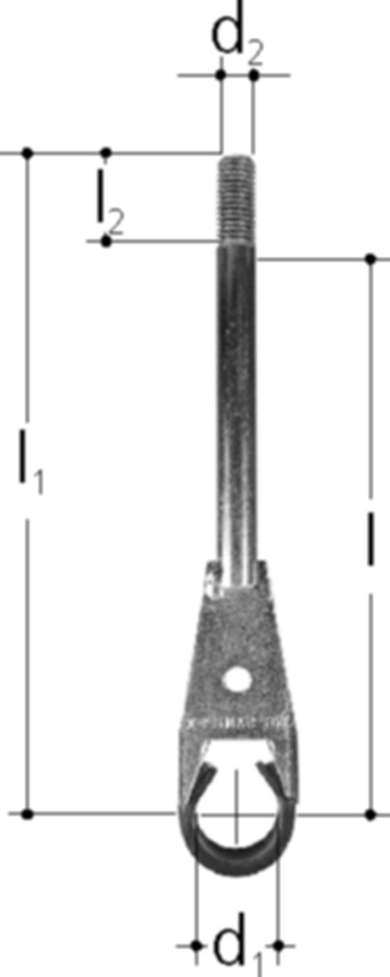 Aufhängung 175 mm 5738.003 - JRG Sanipex-Rohre und Formstücke