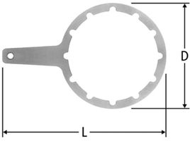 Ringschlüssel zu Filtertassen 18099.21 - Nussbaum Armaturen Nettoartikel