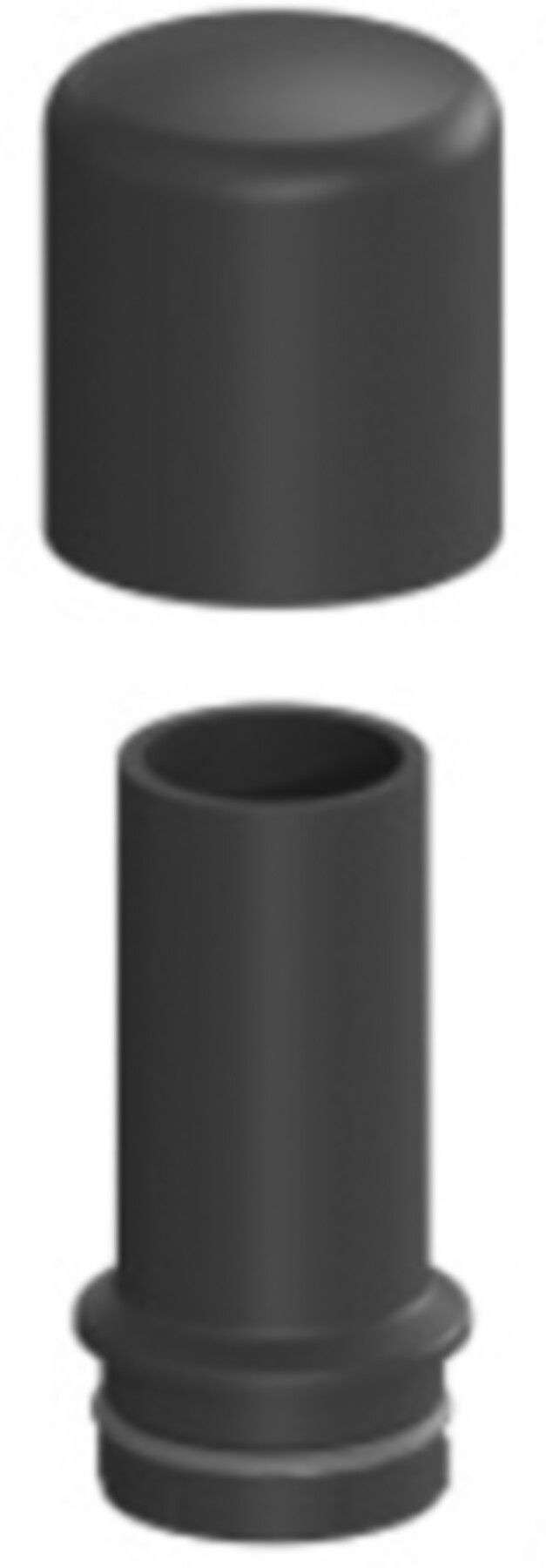 Siphonrohr für Universal-Einlauftrichter mit Siphondeckel/O-Ring 21.002 - KEWA-Trichter