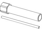 Verlängerung DN15/20 Länge 30-120 mm zu 574 - Kemper Armaturen