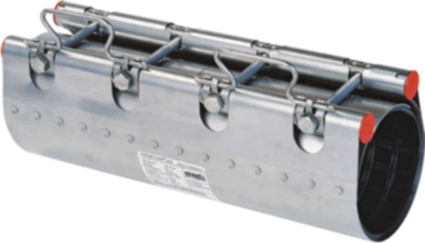 Clamp SCE 400 NBR Verschluss Edelstahl einteilig DN 108 108.0 - 118.0 mm - Straub Kupplungen