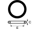 O-Ring FPM rot 22 mm 007245 - Eurotubi Press-Formstücke Heizung