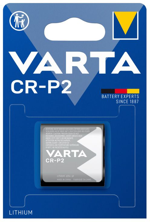 VARTA Batterie Photo Lithium Electronics CR P 2 - Elektrozubehör