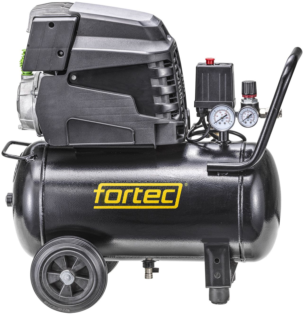 FORTEC Druckluft-Kompressor 230V , Kessel 24 L , 9bar , 230 L/min - Druckluft, Zubehör