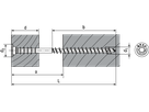 Justiers SPAX®I-6Rund  St WIROX BN20939 6 x 130 / 68 (T30) - Bossard Schrauben