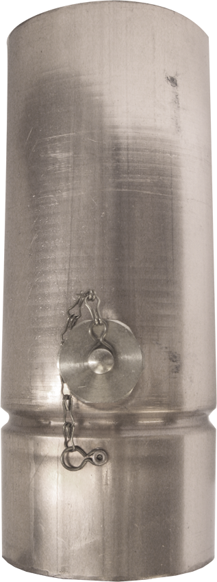 Wassersammler 100 mm 283 mit Schlauchanschluss 3/4" - Cr-Ni Spenglereihalbfabrikate