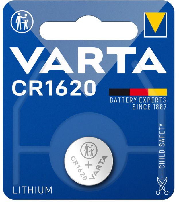 VARTA Knopfbatterie Lithium Electronics CR 1620 - Elektrozubehör
