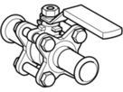 Kugelhahn geflanscht 88.9mm 92108 - Geberit Systemventile / Armaturen