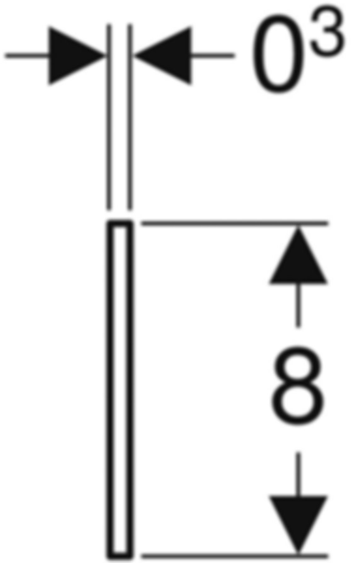 Trennstreifen 111.889.00.1 Rolle a 30 m - Geberit-Duofix
