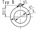 Flachdichtung z/Bundbuchsen 110 mm 748 400 314 - GF Hart PVC-U Formstücke