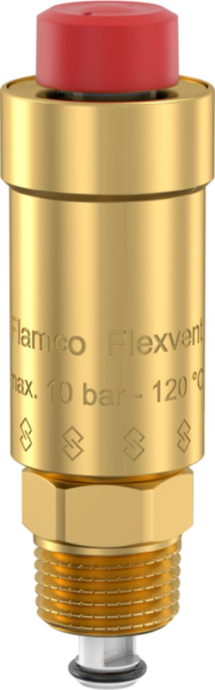Flamco Flexvent Schwimmerentlüfter m/Absperreinr. H: 79 mm 1/2" - Flamco Luft- und Schlammabscheider