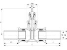 Schieber mit PE-Spitzenden Fig. 5460 DN 100 / d 110mm - Von Roll Armaturen