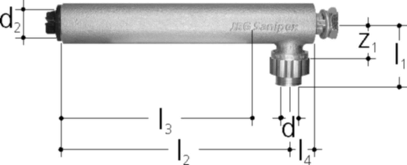 Armaturenanschluss 1/2"-16-150 5414.150 - JRG Sanipex-Rohre und Formstücke