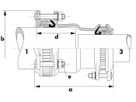 Reduzierkupplung, zugfest, Typ 3107 DN 65 x 50 709 405 218 - GF Waga-Multi/Joint