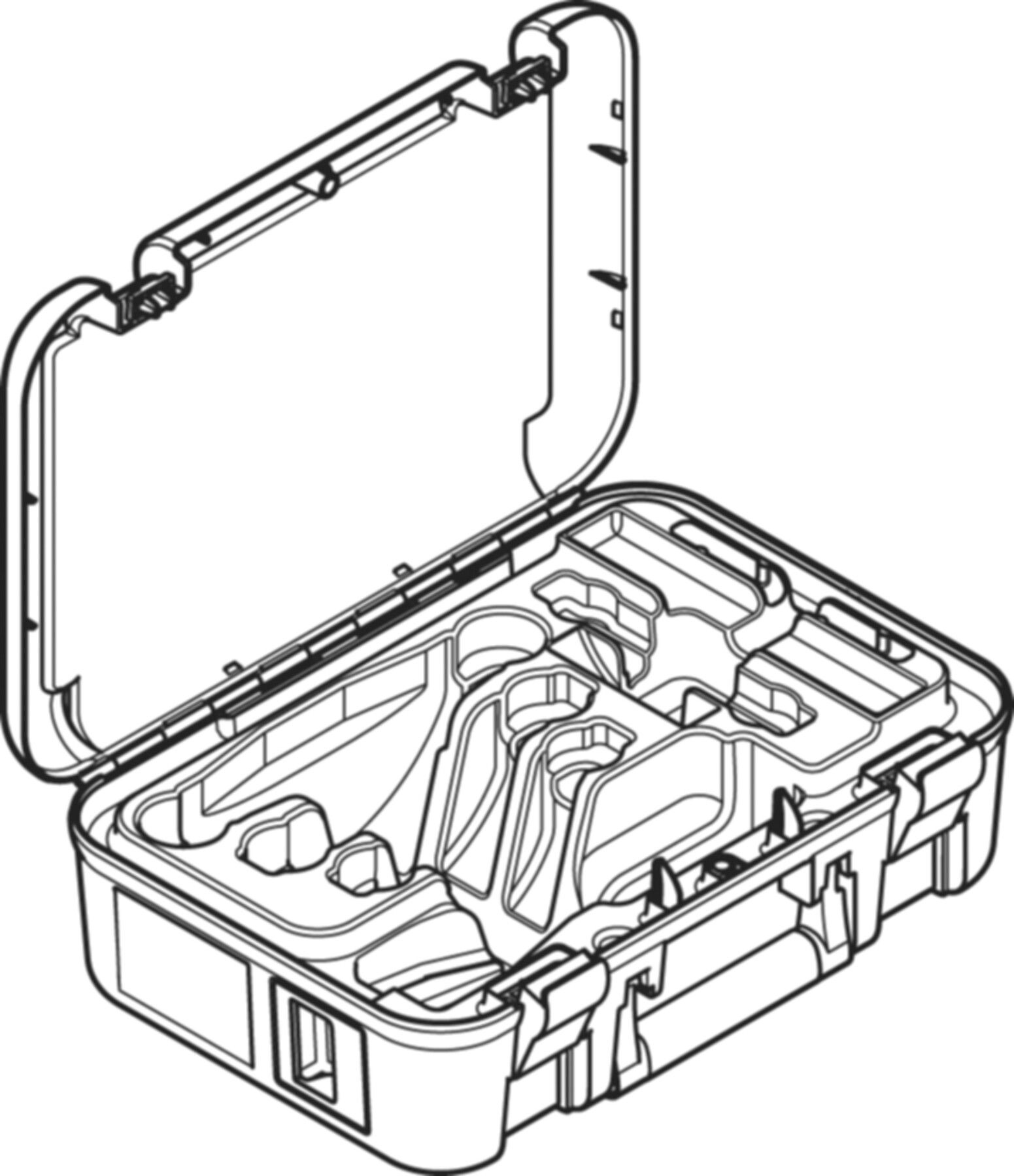 Koffer leer für Biegewerkzeug hydraul. 691.143.00.1 - Geberit Werkzeuge und Zubehör