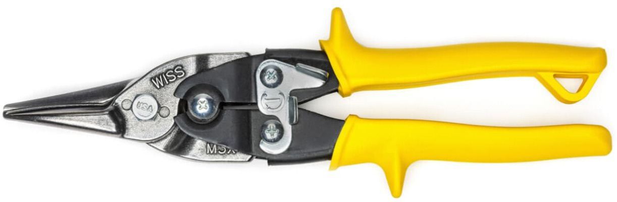 WISS Blechschere, Gerade M3R, gelb, L= 250mm - Spenglerwerkzeuge