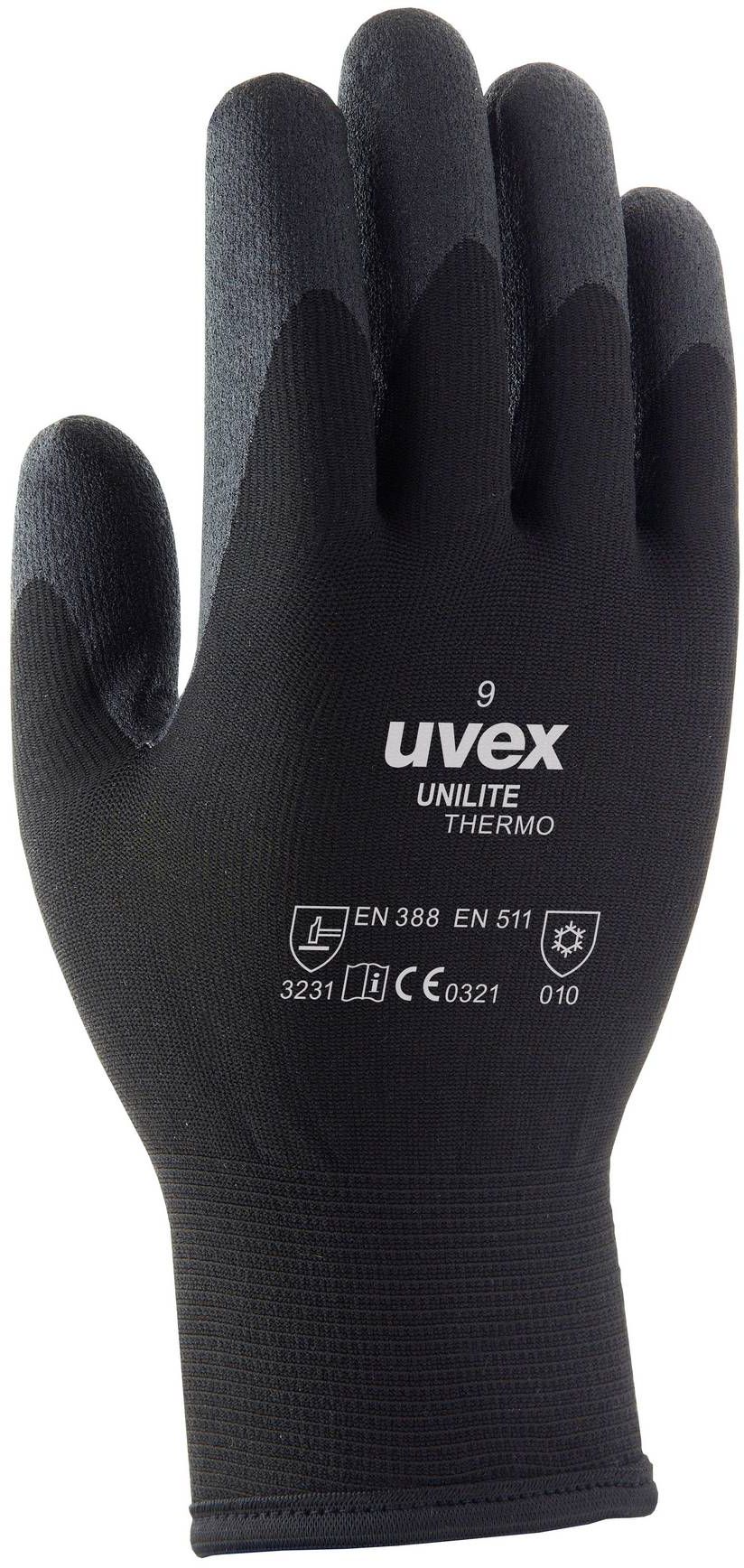 UVEX Winter Handschuh Unilite Thermo Gr. 9, schwarz, Art. 60593 - Arbeitsschutz