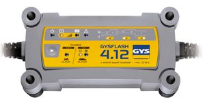 GYS Batterie-Ladegerät, 12V für PW GYSFLASH 4.12, mit Erhaltungsladung, IP65 - Elektrozubehör