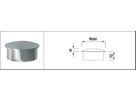 Rohrkappe Vollmaterial halbrund 12.0 x 1.5 mm geschliffen 1.4301 - INOXTECH-Handlauf-/Geländer-System