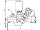 Multi Therm Zirkulations-Regulierventil mit AG DN 25 11/4" 141 0G - Kemper Armaturen