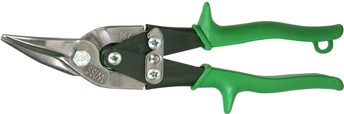 WISS Blechschere, Rechts M2R, grün, L= 250mm - Spenglerwerkzeuge