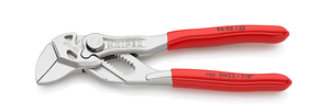 KNIPEX Mini Zangenschlüssel verchromt 86 03, L=125 mm , PVC-Griffhülle - Zangen, Schneiden