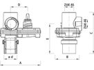 PE-Einschweiss-Hawlinger Gas 2285 d 63mm - ZAK - Hawle Hausanschluss- und Anbohrarmaturen