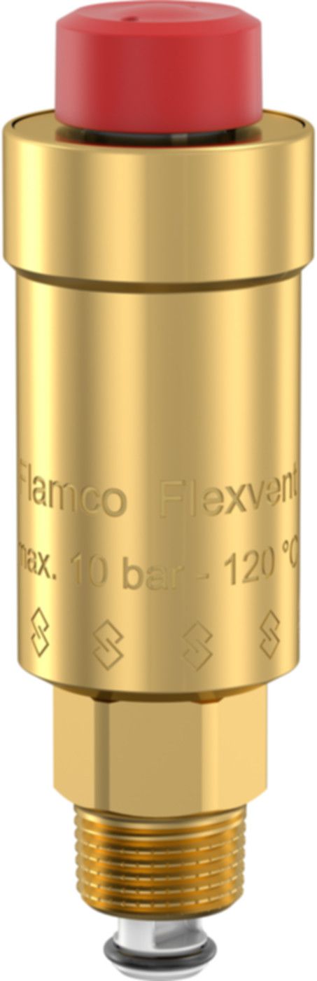 Flamco Flexvent Schwimmerentlüfter m/Absperreinr. H: 82 mm 3/8" - Flamco Luft- und Schlammabscheider