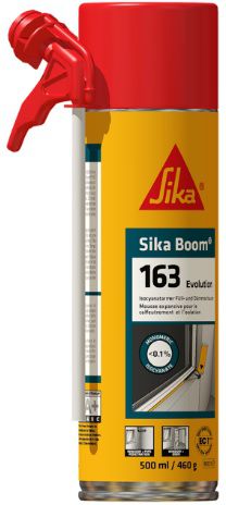 Sika Boom-163 Evolution Isocyanatarmer Füll- und Dämmschaum, Dose à 500ml - Dichten