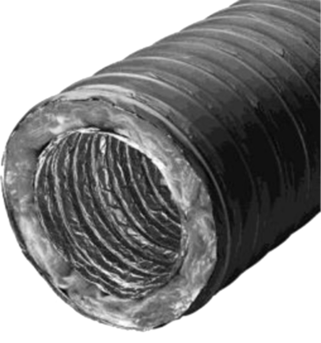 Sonocombidec 250 grau hochflexibler Aluminium-Lüftungsschlauch 125 mm - Flexible Lüftungsschläuche