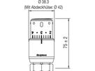 Thermostatfühler m/Fühler weiss Uni SH m/Nullst. 7-28°C 101 20 66 - Oventrop Programm