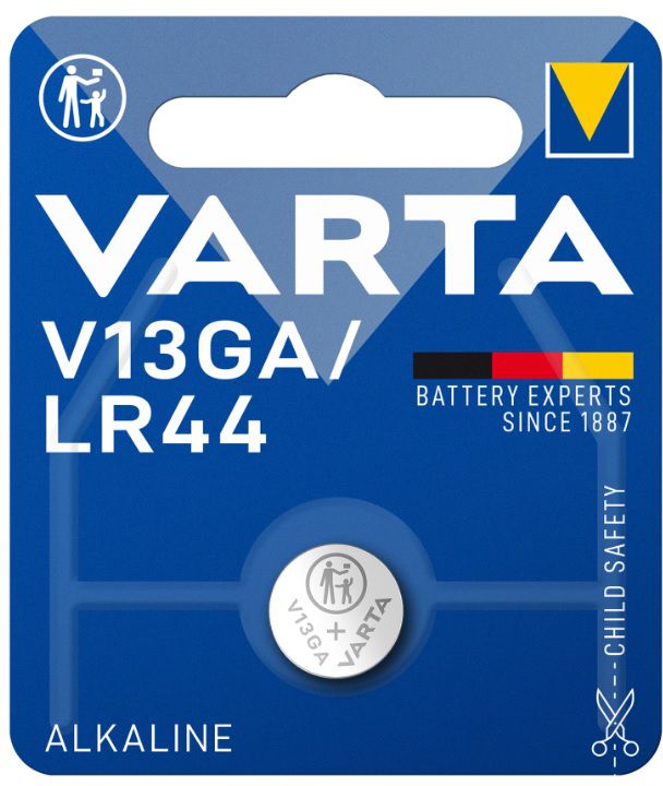 VARTA Knopfbatterie Alkaline Electronics V 13 GA / LR 44 - Elektrozubehör