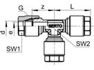 T-Verschraubung egal SO 03021 8 mm - Serto-Programm M/G