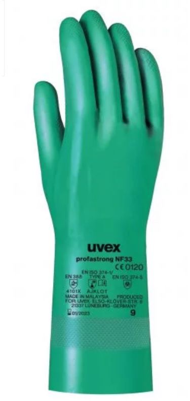 UVEX Schutzhandschuhe uvex profastrong NF 33 Gr. 9, grün, Art. 60122 - Arbeitsschutz