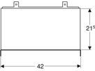 Montageplatte für Monolith 244.827.00.1 für Wand-WC Element mit AP-Spülkasten aufges. - Geberit-Duofix