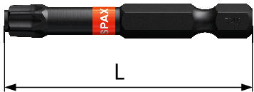 SPAX®-Bit T-STAR plus 1/4" ST BN20946 T 20 - Bossard Spanplattenschrauben SPAX