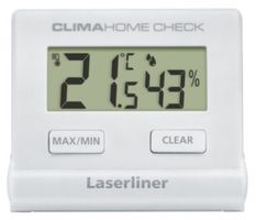 LASERLINER Digitales Hygrometer ClimaCheck, für Temperatur+Luftfeuchte - Kontrollieren
