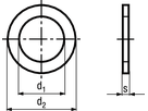 Dichtringe Form A Kupfer BN447 DIN7603A 6,5x9,5x1 - Bossard Schrauben