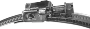 Bridenband Cr-Ni Stahl 9 mm Bridenkopf galv. 50 - 110 mm - Flexible Lüftungsschläuche