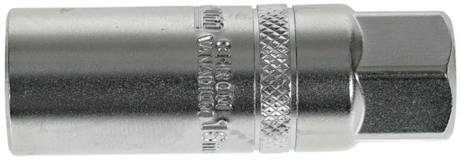 Kerzensteckschlüssel-Einsatz, CH-V matt 3/8" x 21 mm, L= 65 mm - Steck- und Drehmomentschlüssel