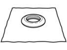 Feuchtigkeitsschutz Sarnafil PVC d 56mm 363.674.00.1 - Geberit-PE-Formstücke