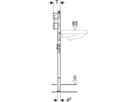 Waschtisch-Element für UP-Wandarmatur 130 cm 111.498.00.1 - Geberit-Duofix