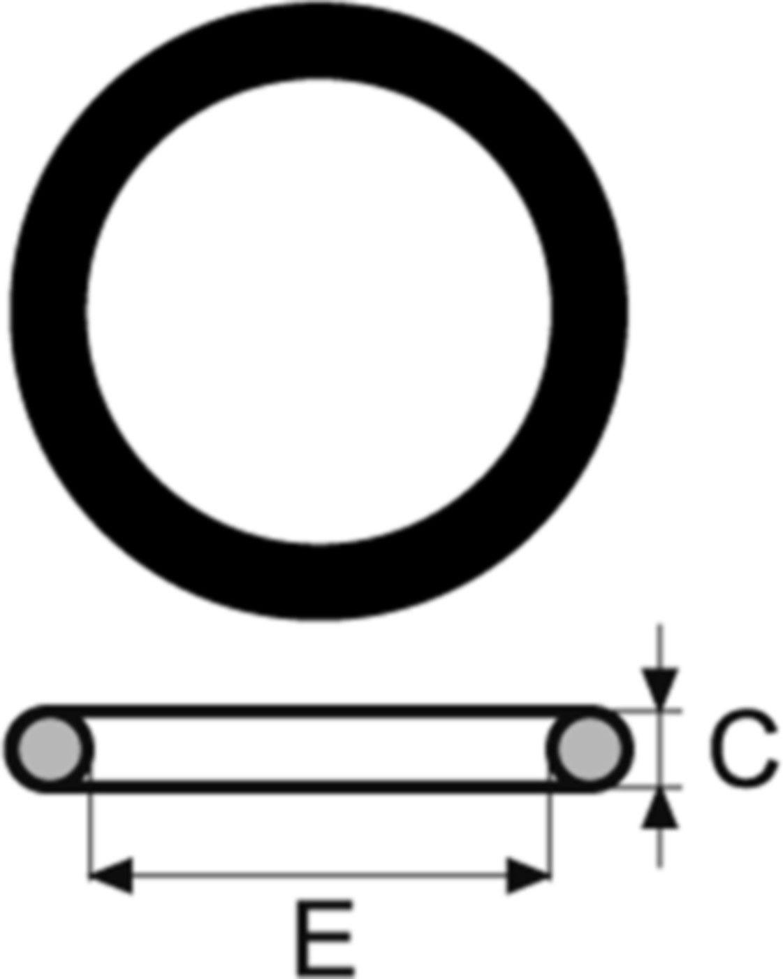 O-Ring FPM rot 22 mm 007245 - Eurotubi Press-Formstücke Heizung